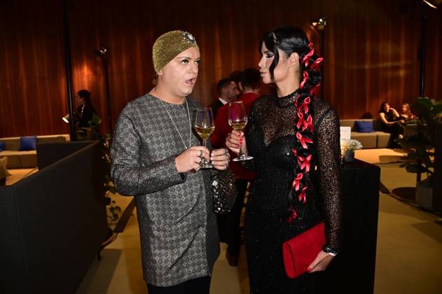 Julian F.M. Stoeckel und Micaela Schäfer bei der Festlichen Opernnacht 2024 für die Deutsche AIDS-Stiftung in der Deutschen Oper. Berlin, 02.11.2024