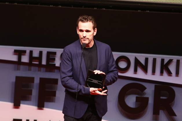 November 4, 2024, Thessaloniki, Greece: American actor Matt Dillon is being awarded the Alexander Award during Thessaloniki International Film Festival. Matt Dillon received the Alexander Award for his contribution to cinema during the 65th Thessaloniki Film Festival. Thessaloniki Greece - ZUMAp191 20241104_zap_p191_003 Copyright: xGiannisxPapanikosx