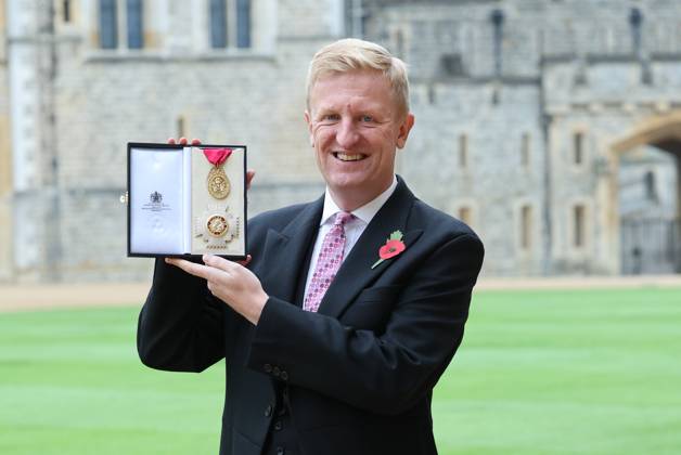 . 06 11 2024. Windsor , United Kingdom. Sir Oliver Dowden after being made a Knight Commander of the Order of the Bath at an Investiture at Windsor Castle, United Kingdom.  xStephenxLockx xi-Imagesx IIM-25566-0003