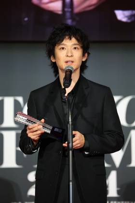 Tokyo International Film Festival, Preisverleihung Dong Zijian, November 06, 2024 - Dong Zijian, speak after winning Award for Best Artistic Conrtribution for the film My Friend An Delie during the 37th Tokyo International Film Festival. award ceremony, in Tokyo, Japan on November 06, 2024.  , aflo_272504568.jpg,
