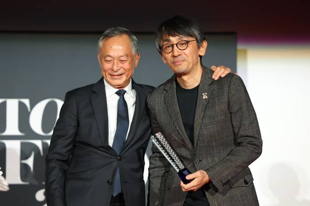 Tokyo International Film Festival, Preisverleihung Johnnie To, Daihachi Yoshida, November 06, 2024 - Daihachi Yoshida speak after winning Award for Best Director for the film Teki Cometh during the 37th Tokyo International Film Festival. award ceremony, in Tokyo, Japan on November 06, 2024.  , aflo_272505379.jpg,