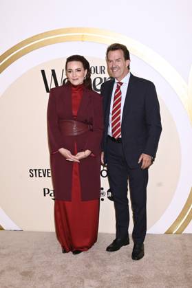 November 13, 2024, Mexico City, Ciudad de Mexico, Mexico: Farah Slim, Fernando Landeros attend the red carpet for Glamour Women of The Year 2024 at Mexico City Four Season Hotel. on November 13, 2024 in Mexico City, Mexico. Mexico City Mexico - ZUMAe321 20241113_zea_e321_008 Copyright: xCarlosxTischler xEyepixxGroupx