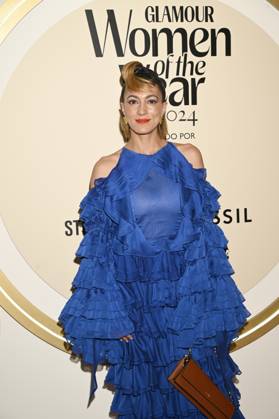 November 13, 2024, Mexico City, Ciudad de Mexico, Mexico: Mayra Hermosillo attends the red carpet for Glamour Women of The Year 2024 at Mexico City Four Season Hotel. on November 13, 2024 in Mexico City, Mexico. Mexico City Mexico - ZUMAe321 20241113_zea_e321_084 Copyright: xCarlosxTischler xEyepixxGroupx