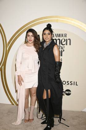 November 13, 2024, Mexico City, Ciudad de Mexico, Mexico: Lesslie VeloÂ¡zquez Espinosa, Karen VeloÂ¡zquez Espinosa attend the red carpet for Glamour Women of The Year 2024 at Mexico City Four Season Hotel. on November 13, 2024 in Mexico City, Mexico. Mexico City Mexico - ZUMAe321 20241113_zea_e321_132 Copyright: xCarlosxTischler xEyepixxGroupx