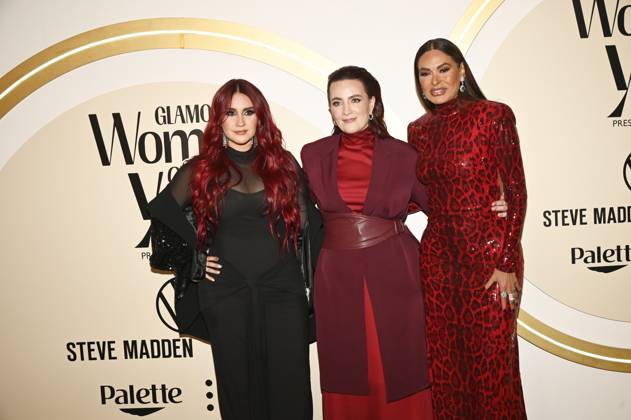 November 13, 2024, Mexico City, Ciudad de Mexico, Mexico: (L-R) Dulce Maria Espinosa, Farah Slim, Galilea Montijo attend the red carpet for Glamour Women of The Year 2024 at Mexico City Four Season Hotel. on November 13, 2024 in Mexico City, Mexico. Mexico City Mexico - ZUMAe321 20241113_zea_e321_218 Copyright: xCarlosxTischler xEyepixxGroupx