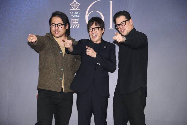 Bilder des Jahres 2024, Entertainment 11 November Entertainment Themen der Woche KW47 Entertainment Bilder des Tages 61st Golden Horse Awards Event in Taipei TAIPEI, CHINA - NOVEMBER 22, 2024 - Actors Jonathan Wang and Ke Huy Quan and director Daniel M. Kwan attend the guest press conference of the 61st Golden Horse Awards in Taipei, Taiwan Province, China, November 22, 2024. Taipei Taiwan China  Copyright: xCFOTOx i1732265379238