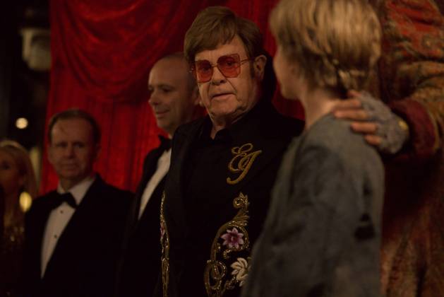 Royal Variety Performance 2024 London, UK. Elton John, Simon Lipkin and Jack Philpott at the Royal Variety Performance 2024. Royal Albert Hall. 22nd November 2024. LMK430-S221124-001 Anfisa Polyushkevych Landmark Media