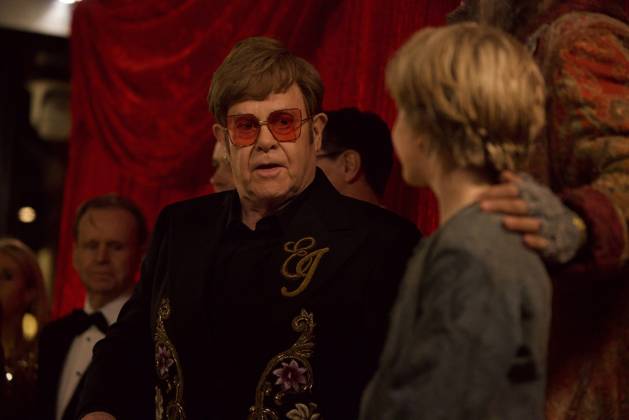 Royal Variety Performance 2024 London, UK. Elton John, Simon Lipkin and Jack Philpott at the Royal Variety Performance 2024. Royal Albert Hall. 22nd November 2024. LMK430-S221124-001 Anfisa Polyushkevych Landmark Media