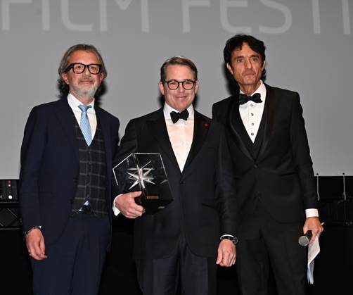 Bilder des Jahres 2024, Entertainment 11 November Turin: Turin,Italy Turin Film Festival 42Tff 2024 Stella della Mole Award In the photo:Matthew Broderick Stella della Mole Award Turin  - ZUMAp169 20241123_zea_p169_520 Copyright: xNickxZonnax