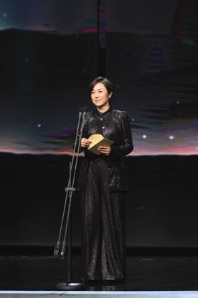 61st Taiwan Film Golden Horse Awards TAIPEI, CHINA - NOVEMBER 24, 2024 - Actors receive trophies at the 61st Taiwan Film Golden Horse Awards in Taipei, Taiwan province, China, Nov 24, 2024. Taipei Taiwan China  Copyright: xCFOTOx i1732415762917