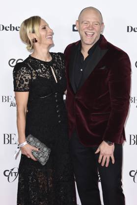 Bilder des Jahres 2024, Entertainment 11 November Zara Tindall mit Ehemann Mike Tindall bei der Verleihung der Beauty Awards 2024 in der Honourable Artillery Company. London, 25.11.2024