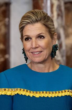 26-11-2024 Amsterdam Queen Maxima attend the award ceremony of the Erasmus Prize of 150.000 euro to Indian writer Amitav Ghosh (Kolkata, 1956) at the Royal palace in Amsterdam. Â  Copyright: xPPEx