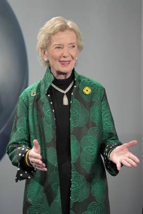 Deutscher Nachhaltigkeitspreis 2024 am 28.11.2024 im Maritim Hotel in Düsseldorf Mary Robinson ( Ehemalige Staatspräsidentin Irland, UN-Hochkommisarin für Menschenrechte )