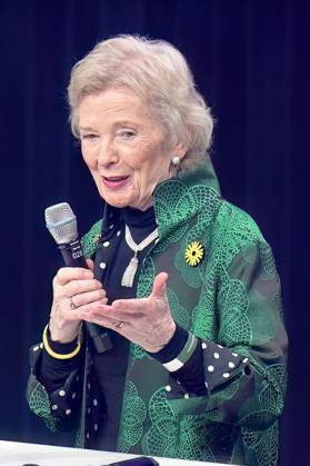 Deutscher Nachhaltigkeitspreis 2024 am 28.11.2024 im Maritim Hotel in Düsseldorf Mary Robinson ( Ehemalige Staatspräsidentin Irland, UN-Hochkommisarin für Menschenrechte )