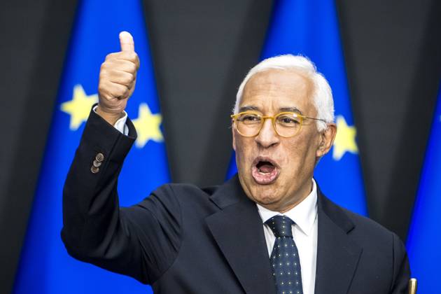 Bilder des Jahres 2024, News 11 November News Bilder des Tages November 29, 2024, Brussels, Bxl, Belgium: Antonio Costa, President-elect of the European Council, during the handover ceremony at the European Council headquarters in Brussels, Belgium on 29 11 2024 Costa, the former Prime Minister of Portugal, will assume the role of European Council President on 1 December 2024, succeeding Charles Michel. by Brussels Belgium - ZUMAw80_ 20241129_faf_w80_012 Copyright: xWiktorxDabkowskix