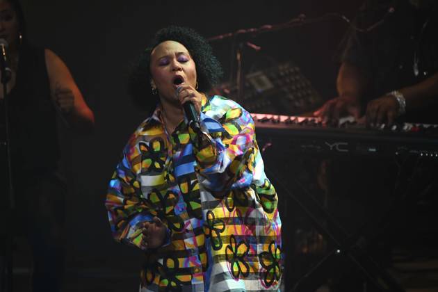 Emeli SANDE, Saengerin, Musikerin, singend, Gesang, Konzert, Verleihung Deutscher Nachhaltigkeitspreis in Duesseldorf am 29.11.2024.