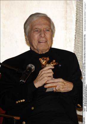 59th Berlinale. Berlin International Film Festival. French Composer Maurice Jarre awarded in Berlin with a Golden Bear as a Lifetime achievement career trophy. 59th Berlinale. Berlin International Film Festival. French Composer Maurice Jarre awarded in Berlin with a Golden Bear as a Lifetime achievement career trophy.