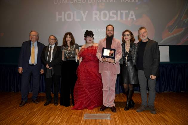 Turin: 42nd Turin Film Festival. Cinema Massimo. Awards Ceremony. In the photo: Holy Rosita and Wannes Destoop  Copyright: xMaurizioxD Avanzox xipa-agency.nx xDxAvanzo xMangiarottix IPA_Agency_IPA51993245