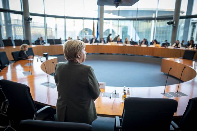 Bilder des Jahres 2024, News 12 Dezember News Themen der Woche KW49 News Bilder des Tages Angela Merkel, ehemalige Bundeskanzlerin, spricht vor dem sogenannten Afghanistan-Ausschuss, dem Unterausschauss zur 20. Wahlperiode, in Berlin, 05.12.2024. Berlin Deutschland Copyright: xJulianexSonntagx