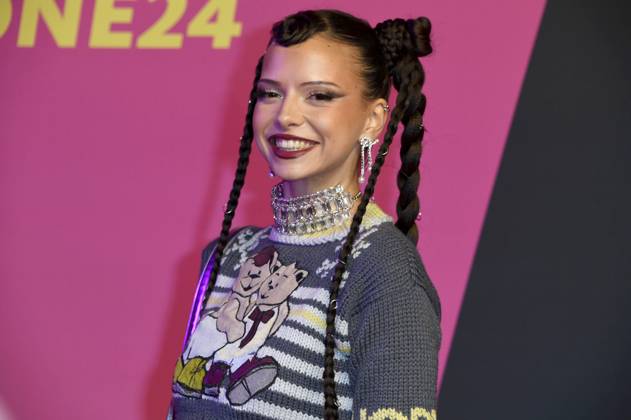 Nina Chuba bei der 25. Verleihung der 1Live Krone 2024 im Lokschuppen. Bielefeld, 05.12.2024