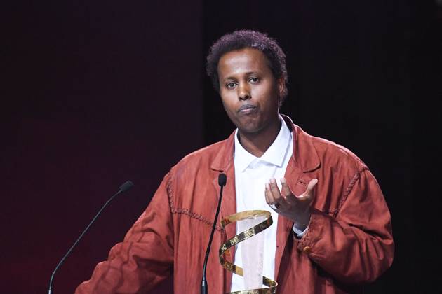 Marrakech Closing Ceremony Director Mo Harawe receives the award for The village next to Paradise attending the Closing Ceremony during the 21st Marrakech International Film Festival in Marrakech, Morocco on December 07, 2024. Photo by Aurore Marechal ABACAPRESS.COM Marrakech Morocco  Copyright: xMarechalxAurore ABACAx