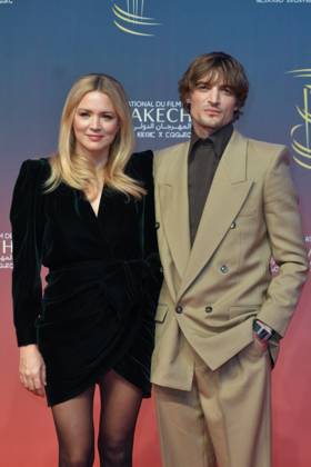 Marrakech Closing Red Carpet Virginie Efia and Niels Schneider attending the Closing Red Carpet during the 21st Marrakech International Film Festival in Marrakech, Morocco on December 07, 2024. Photo by Aurore Marechal ABACAPRESS.COM Marrakech Morocco  Copyright: xMarechalxAurore ABACAx