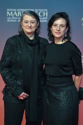 Marrakech Closing Red Carpet Sandrine Brauer and Marie Masmonteil attending the Closing Red Carpet during the 21st Marrakech International Film Festival in Marrakech, Morocco on December 07, 2024. Photo by Aurore Marechal ABACAPRESS.COM Marrakech Morocco  Copyright: xMarechalxAurore ABACAx