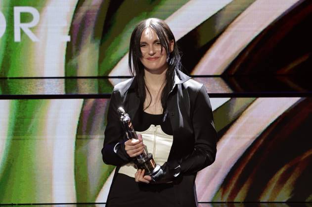 Frederikke Hoffmeier bei der Verleihung des 37. Europäischen Filmpreises 2024 im Kultur- und Kongresszentrum Luzern. Luzern, 07.12.2024
