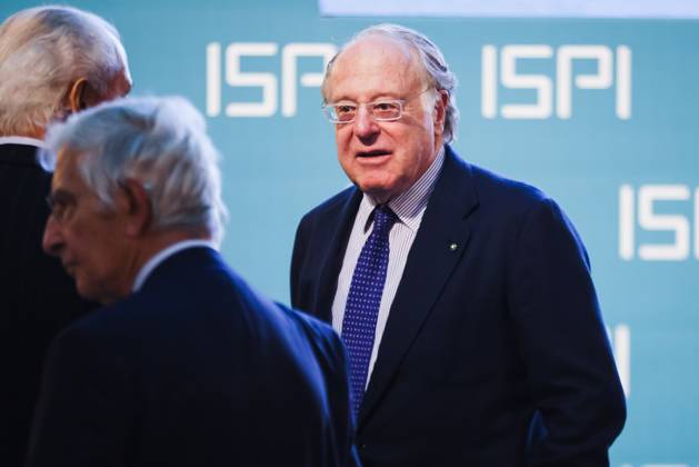 Milan, The award ceremony of the ISPI Prize 2024 to Mario Draghi. In the photo: Paolo Scaroni  Copyright: xAlessandroxBremecx xipa-agency.netx xx IPA_Agency_IPA52266715