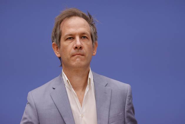 Prof. Dr. Marc Helbling, Mitglied des Sachverständigenrat für Integration und Migration (SVR), Deutschland, Berlin, Bundespressekonferenz, Thema: Ergebnisse des SVR-Integrationsbarometers 2024