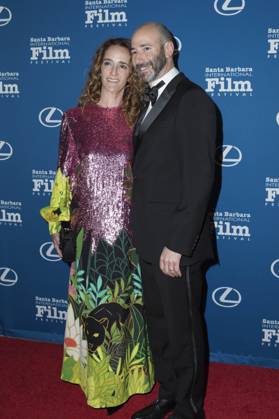Jessica Elbaum und Rafael Marmor bei der 17. Verleihung des Kirk Douglas Award for Excellence in Film auf dem 40. Santa Barbara International Film Festival im Hotel Ritz-Carlton Bacara. Santa Barbara, 11.12.2024