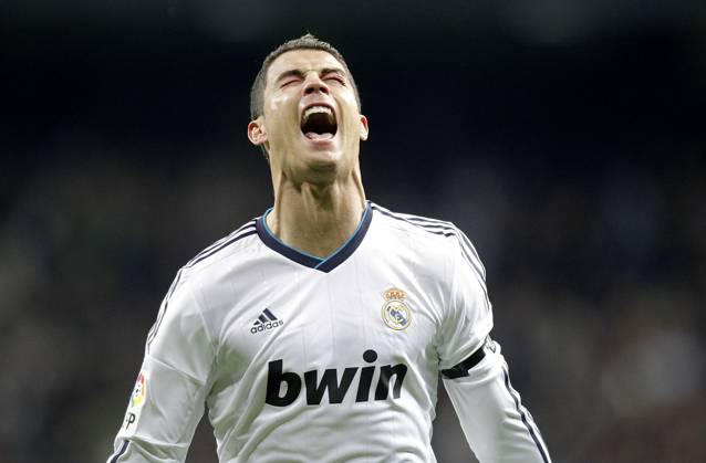 Real Madrid s Cristiano Ronaldo celebrates during La Liga Match. December 01, 2012. (ALTERPHOTOS Alvaro Hernandez) Madrid Spain EDITORIAL USE ONLY Copyright: xx ALVAROxHERNANDEZx dpphotos164615