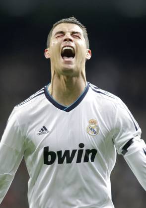 Real Madrid s Cristiano Ronaldo celebrates during La Liga Match. December 01, 2012. (ALTERPHOTOS Alvaro Hernandez) Madrid Spain EDITORIAL USE ONLY Copyright: xx ALVAROxHERNANDEZx dpphotos164618