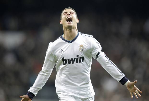 Real Madrid s Cristiano Ronaldo celebrates during La Liga Match. December 01, 2012. (ALTERPHOTOS Alvaro Hernandez) Madrid Spain EDITORIAL USE ONLY Copyright: xx ALVAROxHERNANDEZx dpphotos164646