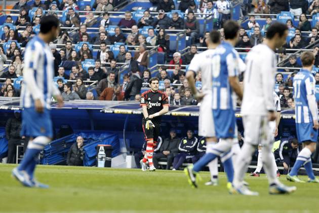 Real Madrid s Iker Casillas during La Liga match.January 06,2013. (ALTERPHOTOS Acero) Madrid Spain EDITORIAL USE ONLY Copyright: xx Acerox dpphotos165383