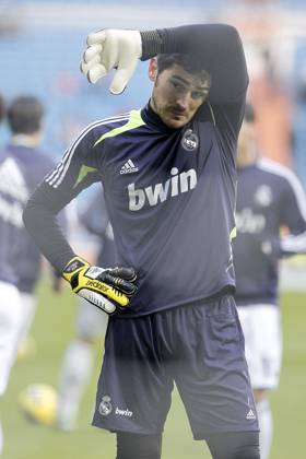 Real Madrid s Iker Casillas during La Liga match.January 06,2013. ( ALFAQUI Acero) MADRID SPAIN EDITORIAL USE ONLY Copyright: xx Acerox dpphotos165412