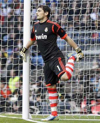 Real Madrid s Iker Casillas during La Liga match.January 06,2013. ( ALFAQUI Acero) MADRID SPAIN EDITORIAL USE ONLY Copyright: xx Acerox dpphotos165449