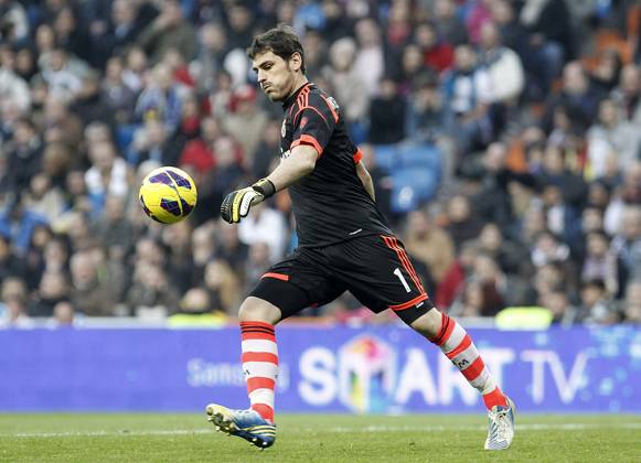 Real Madrid s Iker Casillas during La Liga match.January 06,2013. ( ALFAQUI Acero) MADRID SPAIN EDITORIAL USE ONLY Copyright: xx Acerox dpphotos165469