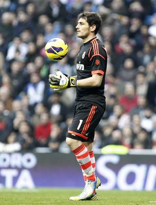 Real Madrid s Iker Casillas during La Liga match.January 06,2013. ( ALFAQUI Acero) MADRID SPAIN EDITORIAL USE ONLY Copyright: xx Acerox dpphotos165477