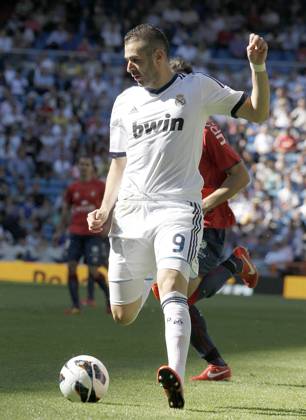 Real Madrid s Karim Benzema during La Liga match.June 01,2013. (ALTERPHOTOS Acero) Madrid Spain EDITORIAL USE ONLY Copyright: xx Acerox dpphotos171479