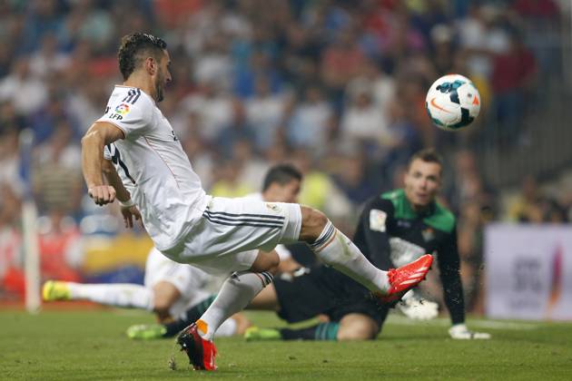 Real Madrid s Karim Benzema during la liga match on august 18th, 2013. Photo: Cesar Cebolla ALFAQUI EDITORIAL USE ONLY Copyright: xx CesarxCebollax xALFAQUIx dpphotos173924