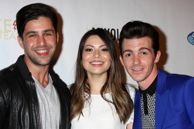RECORD DATE NOT STATED Josh Peck, Miranda Cosgrove, Drake Bell at the Drake Bells Album Release Party for Ready, Set, Go, Mixology, Los Angeles, CA 04-17-14 , 13314798.jpg, famous, popular, celebrity, star, talent, people, event, person, entertainment, fame,