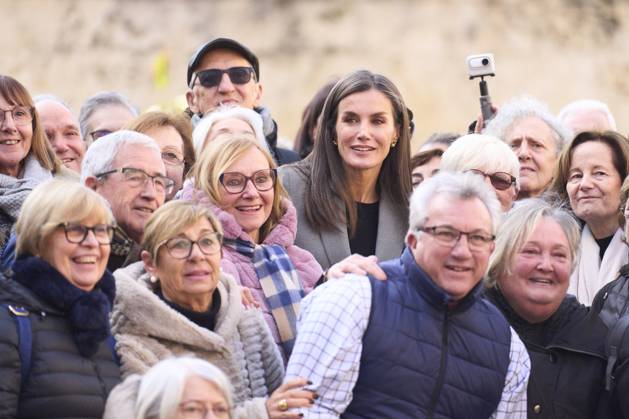 Entertainment Themen der Woche KW51 Bilder des Jahres 2024, Entertainment 12 Dezember Entertainment Bilder des Tages 17-12-2024 Rioja Queen Letizia leaving the 17th international language and journalism seminar by Fundeurae and the San Millan de la Cogolla foundation, RAE, at the Yuso monastery San Millan de la Cogolla, La Rioja. No Spain Â  Copyright: xPPEx