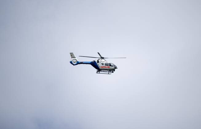 17.06.2024, Fussball UEFA EURO 2024, Ein Polizeihubschrauber kreist während der Veranstaltung über das Stadiongelände, mit Kameras zur Überwachung. 17.06.2024, Fussball UEFA EURO 2024, 17.06.2024, Fussball UEFA EURO 2024,