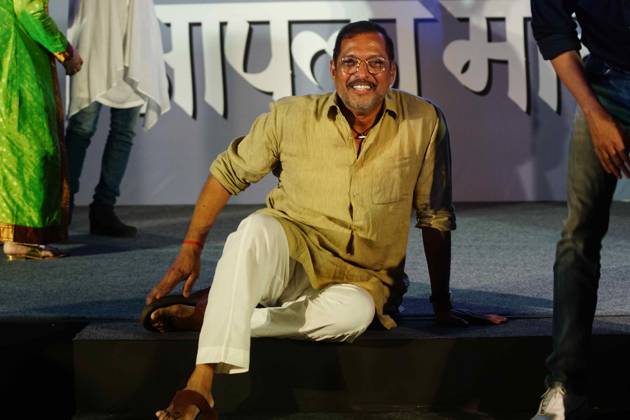 Mumbai Bollywood Celebrity Sighting MUMBAI, INDIA - JANUARY 18: Bollywood actor Nana Patekar during the trailer launch of Marathi film Aapla Manus at Sun-n-Sand Hotel on January 18, 2018 in Mumbai, India. (Photo by Prodip Guha Hindustan Times ) Mumbai Maharashtra India EDITORIAL USE ONLY Copyright: xx HindustanxTimesx htphotos218654