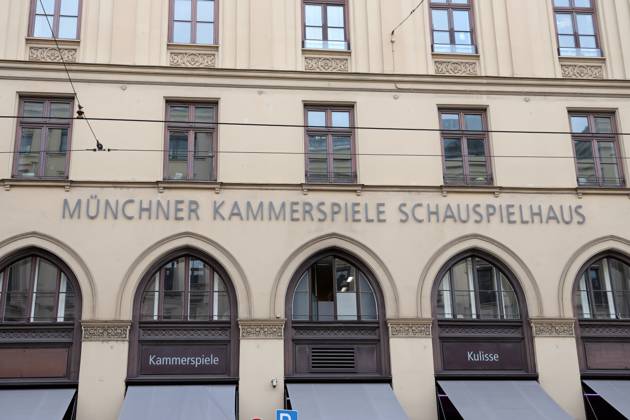 19.12.2024, Deutschland, Bayern, München, Kunst und Kultur, Theater, Münchner Kammerspiele und Schauspielhaus in der Maximilianstrasse, Frontansicht, Deutschland Copyright: xD.xKerlekin SnowfieldxPhotographyx SF191224SchauspielD1