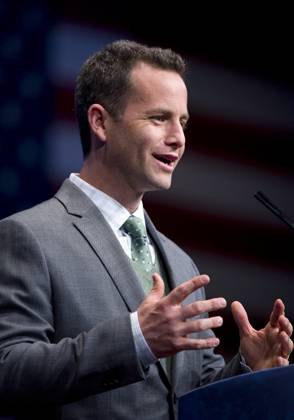 CPAC UNITED STATES - FEBRUARY 9: Actor Kirk Cameron speaks at the 2012 Conservative Political Action Conference in Washington, DC. (Photo By Chris Maddaloni CQ Roll Call) Washington DC United States EDITORIAL USE ONLY Copyright: x x2012xCQxRollxCallx ChrisxMaddalonix rollcallpix064805