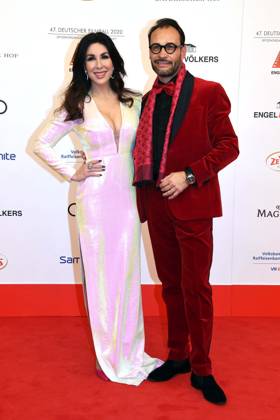 Judith Williams mit EheMann Alexander Klaus Stecher 47. Deutscher Filmball im Bayerischen Hof in Muenchen, Bayern Deutschland, germany