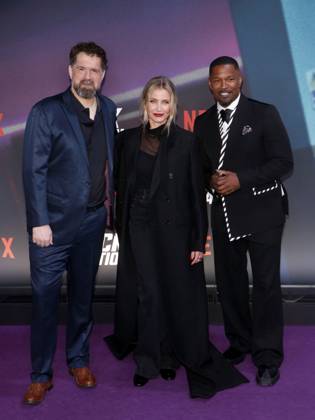 Back In Action , Weltpremiere im Zoo Palast, Berlin, 15.01.2025 Seth Gordon, Cameron Diaz und Jamie Foxx bei einem Special Screening von Back in Action im Zoo Palast in Berlin am 15.1.2025. Berlin Zoo Palast Copyright: xAnitaxBuggex