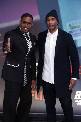 Back In Action , Weltpremiere im Zoo Palast, Berlin, 15.01.2025 Jamie Foxx und Produzent Datari Turner bei einem Special Screening von Back in Action im Zoo Palast in Berlin am 15.1.2025. Berlin Zoo Palast Copyright: xAnitaxBuggex